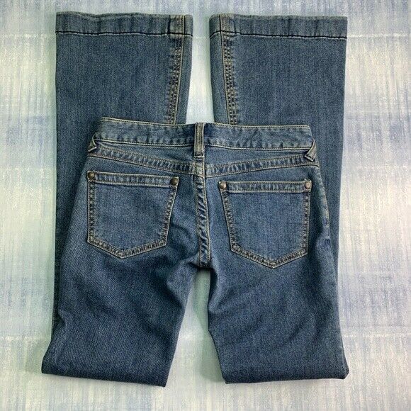 Free People Jeans 26 Low Rise Flare Vintage Cotton - Picture 7 of 8